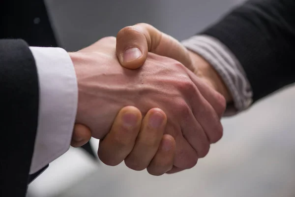 Business handshake close up — Stock Photo, Image