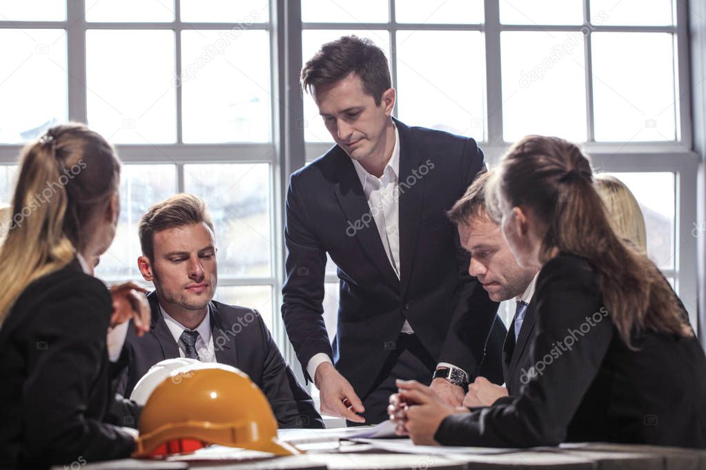 Group of Architects planning