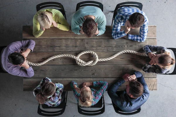 Concepto de trabajo en equipo empresarial — Foto de Stock