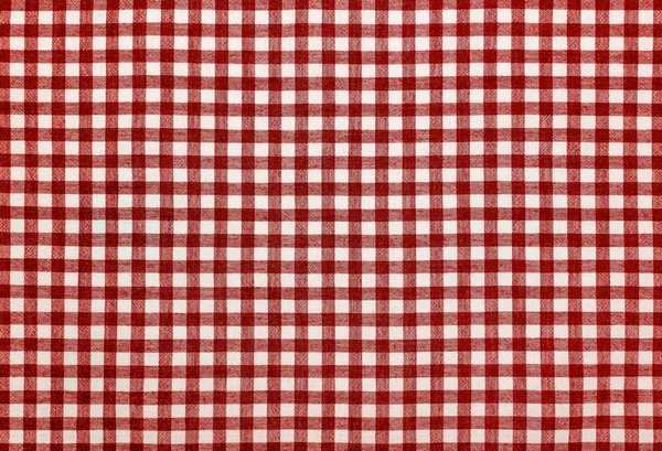 Red checkered napkin. — Stock Photo, Image