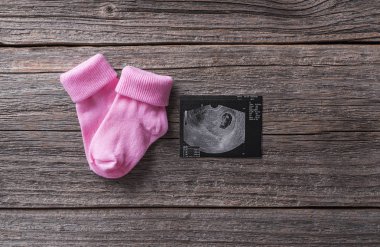 Bebek çorap resmi embriyo.