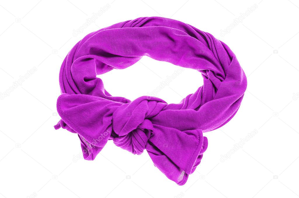 Pink light scarf.