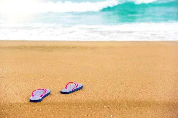 Schiefer im Sand. — Stockfoto