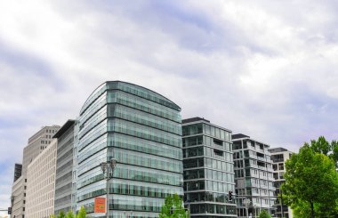 Modern binalar, Berlin, Almanya.