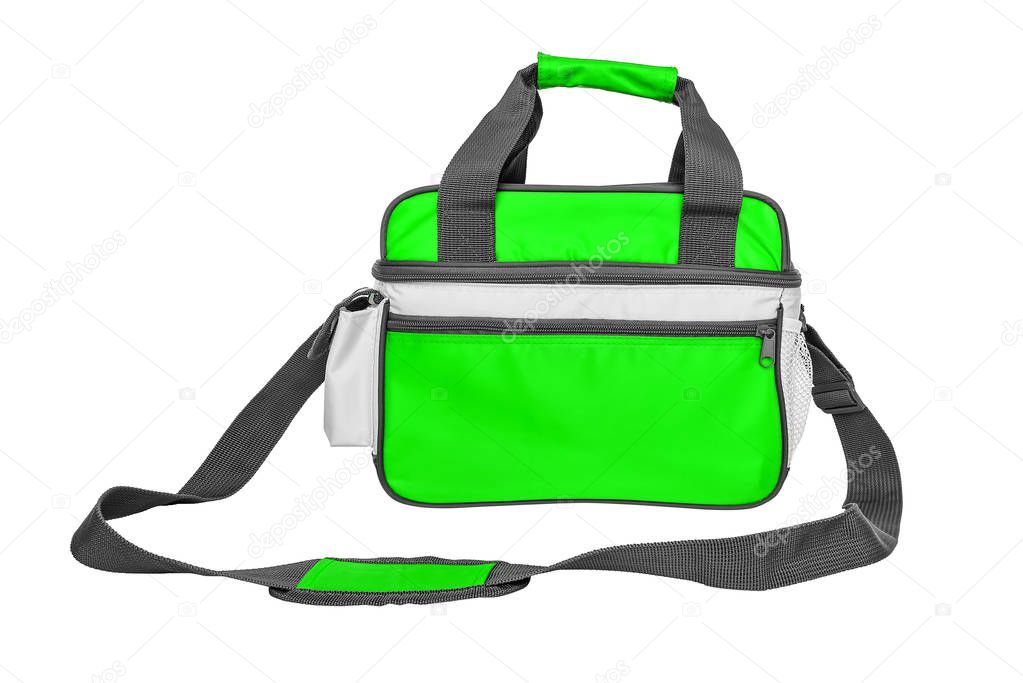 Fashionable bag for products with termomaterialom inside.