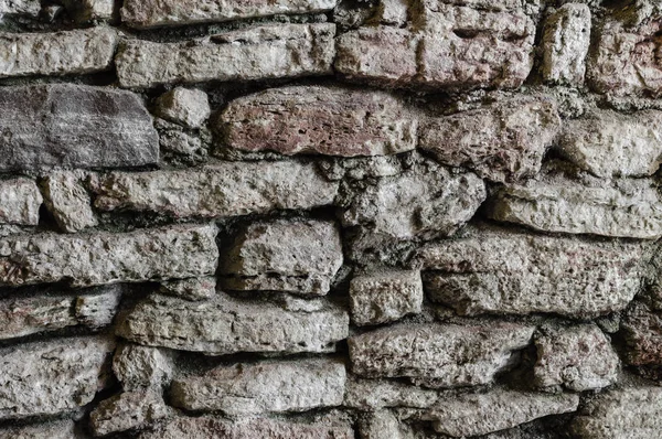 Textur einer alten Steinmauer. Nahaufnahme. — Stockfoto