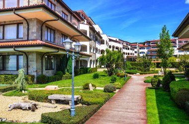 Saint Vlas, Bulgaristan beldesinde karmaşık Turizm.