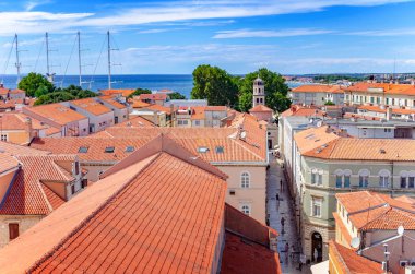 Zadar city Tower. Dalmaçya. Hırvatistan.