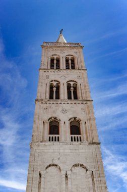 Cathedral St. Anastasia çan kulesine Zadar.