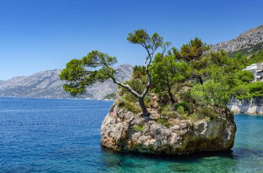 Brela, Makarska Coast, Hırvatistan.
