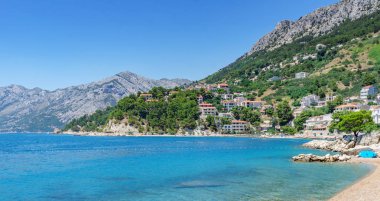 Brela, Makarska Coast, Hırvatistan.