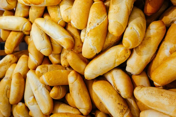 パン食品背景茶色小麦穀物ロールロットペストリーバッチ製品焼き — ストック写真