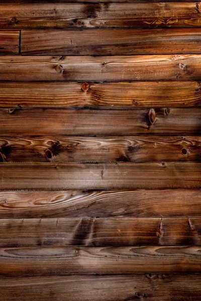 Fondo Madera Por Tableros Marrones Con Luz Sombra Primer Plano —  Fotos de Stock