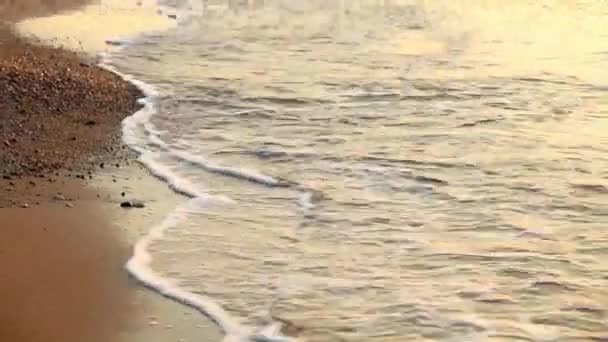 Красивый Морской Пейзаж Восход Солнца Море — стоковое видео