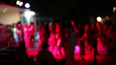 Gece disko, müzik parti ve dans etmeyi çok