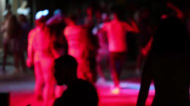 Gece disko, müzik parti ve dans etmeyi çok