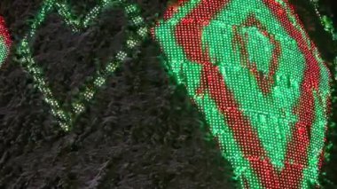 Güzel ve parlak Aydınlatma ile Noel ağacı. Çok güzel Noel arka plan