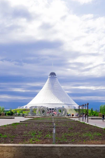 Астана Столица Великой Степи Казахстан Астана Июнь 2018 Года — стоковое фото