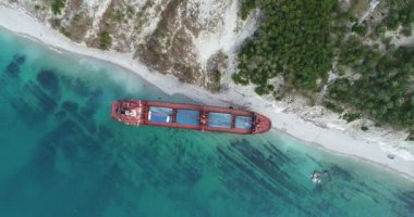 Novorossiysk Karadeniz'de yakınındaki batık