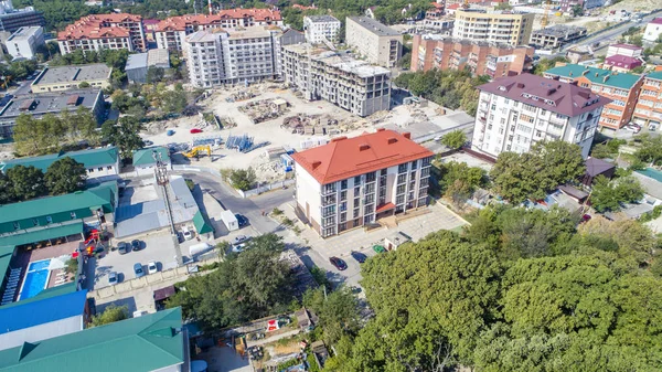 Novo Edifício Residencial Vários Andares Margem Bela Baía Gelendzhik Costa — Fotografia de Stock