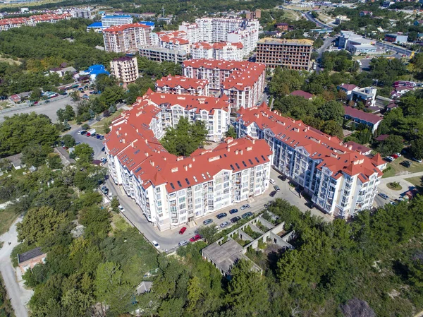 Complexe Résidentiel Gelendzhik Sur Plage Vue Dessus — Photo