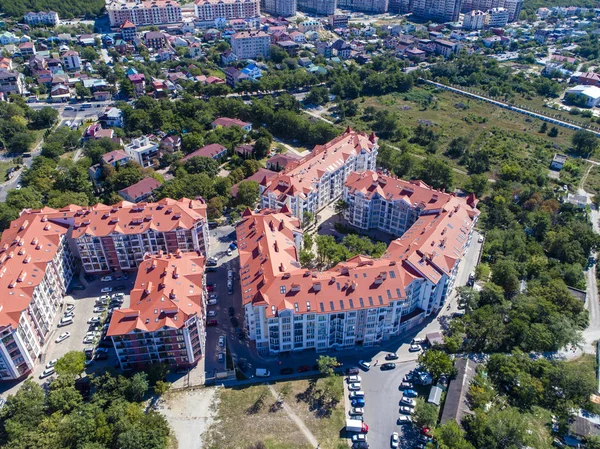 Residential Complex Gelendzhik Beach Top View — Stock Photo, Image