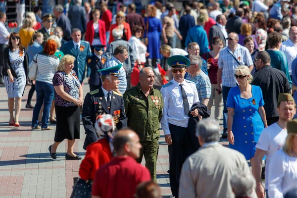 Gelendzhik Krasnodar Region Rosja Maja 2018 Parada Zwycięstwa Gelendzhik Inicjatywa — Zdjęcie stockowe
