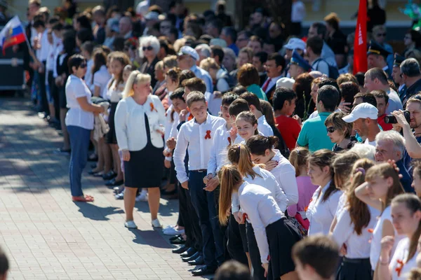 Gelendzhik Regio Krasnodar Rusland Mei 2018 Victory Parade Gelendzhik Burgerinitiatief — Stockfoto