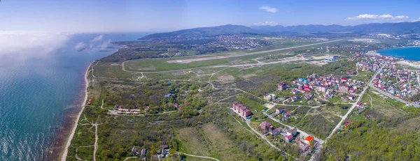 Panorama Ciudad Turística Gelendzhik Del Tipo Con Cabo Delgado Vista —  Fotos de Stock