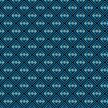 Geometrik etnik kalıp geleneksel arka plan, halı, duvar kağıdı, giysi, ambalaj, Batik, kumaş, sarong, Vektör illüstrasyon nakış tarzı.