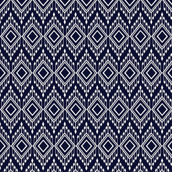 Geometrik etnik kalıp geleneksel arka plan, halı, duvar kağıdı, giysi, ambalaj, Batik, kumaş, sarong, Vektör illüstrasyon nakış tarzı.