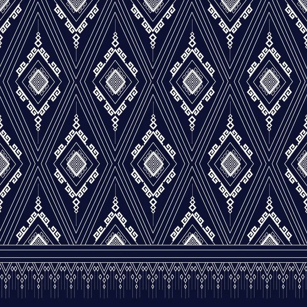 Geometric Ethnic Pattern Traditional Design Background Carpet Wallpaper Clothing Wrapping — Stock Vector