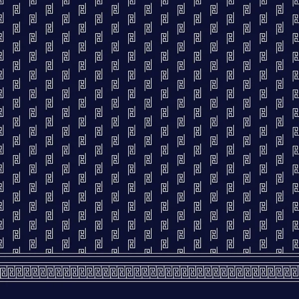 幾何学的な民族パターンの伝統的なデザインの背景 カーペット バティック ファブリック サロン ベクトルイラスト刺繍スタイルのためのデザイン — ストックベクタ