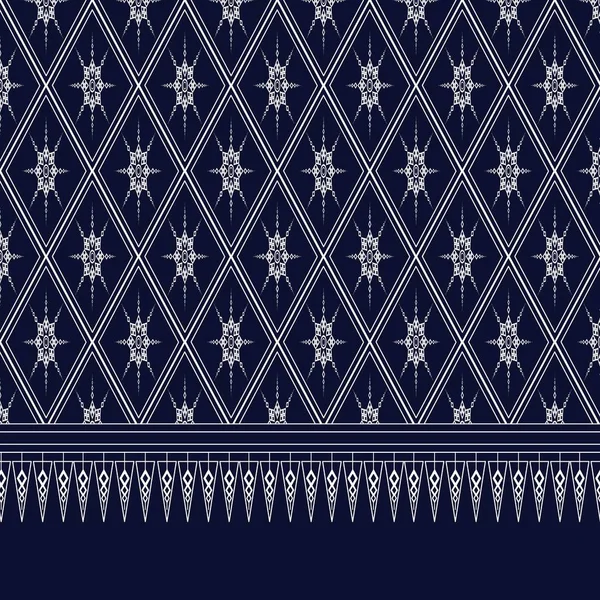 Geometrische Ethnische Muster Traditionelles Design Für Hintergrund Teppich Tapete Kleidung — Stockvektor