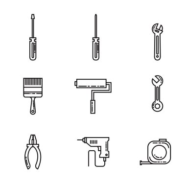 hizmet için hat mekanik ekipman seti