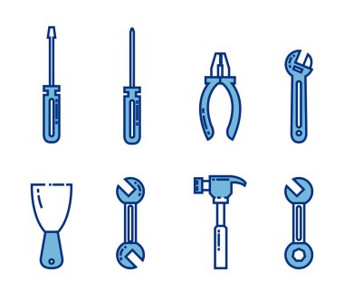 endüstriyel hizmet için hat inşaat ekipmanları seti