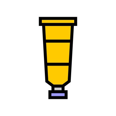 Boya tüp vektör simgesi