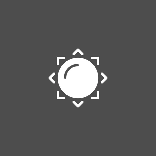 Літнє Сонце Векторна Іконка — стоковий вектор
