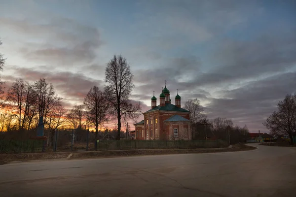 Дом Русской Деревне — стоковое фото