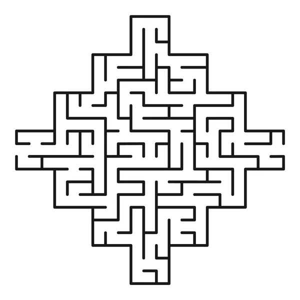 抽象的な迷路 迷宮入り口と出口に ベクトル迷宮 231 — ストックベクタ