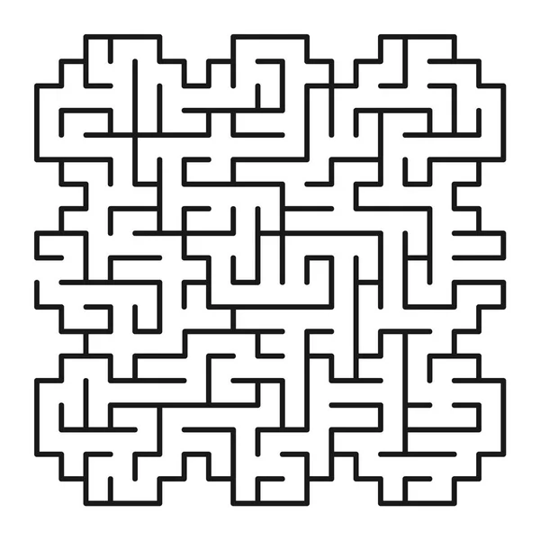 Abstraktní Bludiště Labyrint Vstupu Výstupu Vektor Labyrint 232 — Stockový vektor