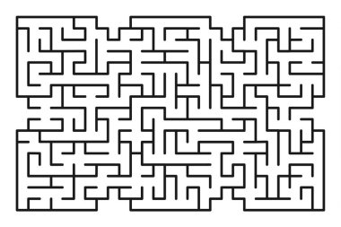 Soyut labirent / giriş ve çıkış ile labirent. Vektör labirent 238.