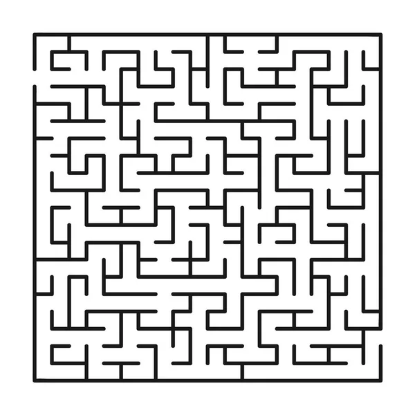Labirinto Labirinto Abstrato Com Entrada Saída Labirinto Vectot 247 — Vetor de Stock