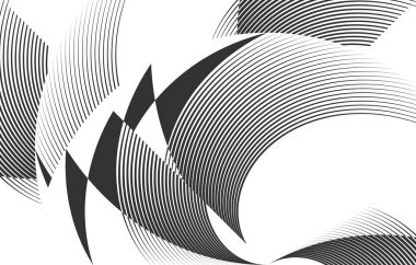 Soyut noktalı çizgiler arka plan, trendy geometrik desen, vektör modern tasarım doku.