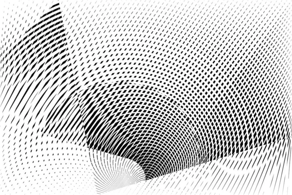 要約エネルギー未来的なハーフトーンドットとラインの背景 創造的な幾何学的な動的パターン バナー チラシ カバー ポスター 装飾のためのベクトル現代的なデザインテクスチャ — ストックベクタ