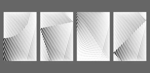 Motifs Géométriques Dynamiques Textures Vectorielles Design Moderne Pour Bannière Carte — Image vectorielle