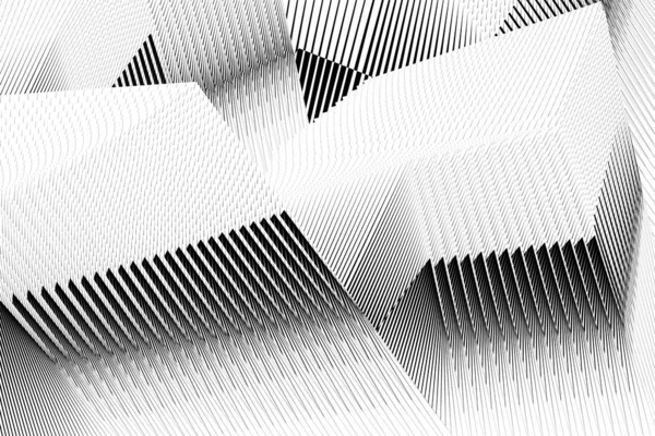 Abstrakte Halbtonlinien Hintergrund Geometrisches Dynamisches Muster Vektor Moderne Design Textur — Stockvektor