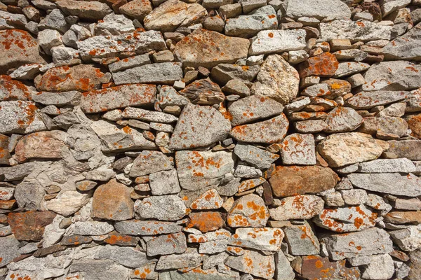 Egy Kőből Épült Fal — Stock Fotó