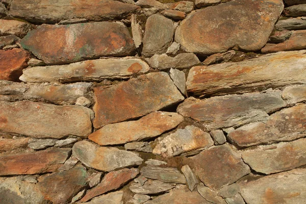 Ściana Zbudowana Kamieni — Zdjęcie stockowe