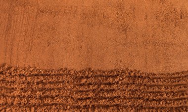 Arka plan olarak kıyılmış kavrulmuş kahve